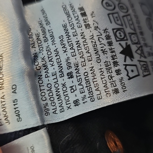 Levi's 501 Dark Blue Camouflage 30x32 Straight Leg Jeans - Picture 7 of 7